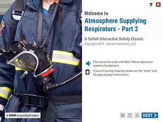 Atmosphere Supplying Respirators™ - Part 2
