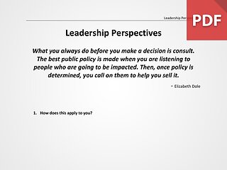 Leadership Perspectives