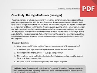 The High Performer