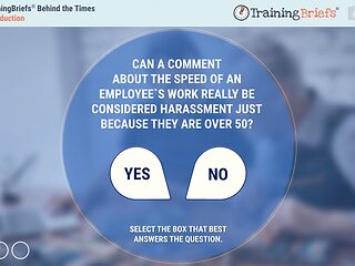TrainingBriefs® Behind the Times