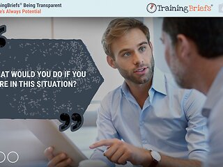 TrainingBriefs® Being Transparent