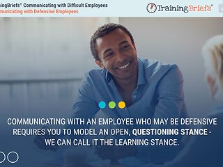 TrainingBriefs® Communicating with Difficult Employees