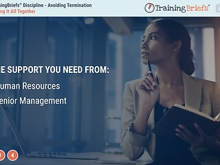 TrainingBriefs® Discipline - Avoiding Termination