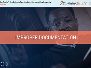 TrainingBriefs® Documenting Correctly