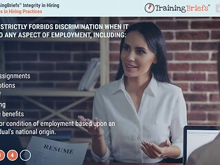 TrainingBriefs® Integrity in Hiring