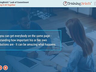 TrainingBriefs® Lack of Commitment