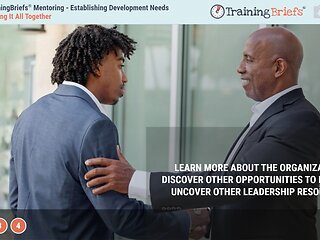 TrainingBriefs® Mentoring - Establishing Development Needs