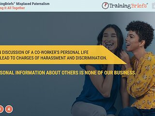TrainingBriefs® Misplaced Paternalism