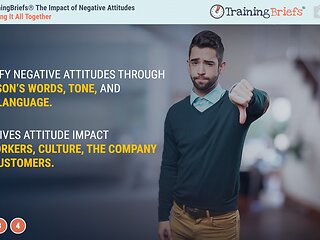 TrainingBriefs® The Impact of Negative Attitudes