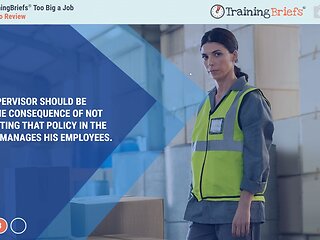 TrainingBriefs® Too Big a Job