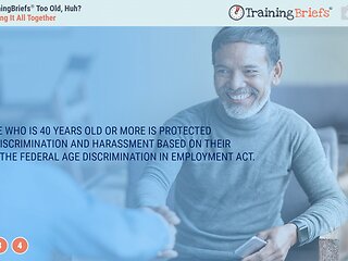 TrainingBriefs® Too Old, Huh?