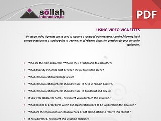 Using Video Vignettes in Training - A Primer