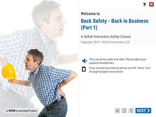 Back Safety – Back in Business™ (Part 1)