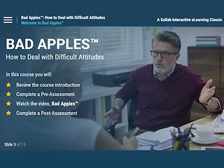 Bad Apples™: How to Deal with Difficult Attitudes (eLearning)