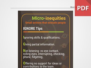 Discussion Card: Micro-inequities