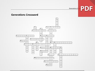 Generations Crossword Puzzle