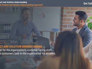 Got Sales?™ Product and Solution Understanding