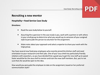 Recruiting a New Member