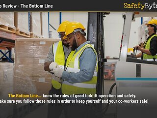 SafetyBytes® - Forklift Safety Common Sense Driving Skills