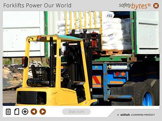 SafetyBytes® - Forklift Safety Loading a Trailer