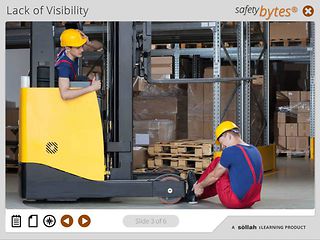 SafetyBytes® - Using Forklifts Safely (Visibility)