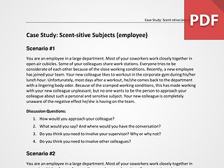 Scent-sitive Subjects
