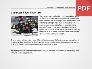 Team Spark: Understand Your Expertise