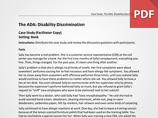 The ADA and Disability Discrimination