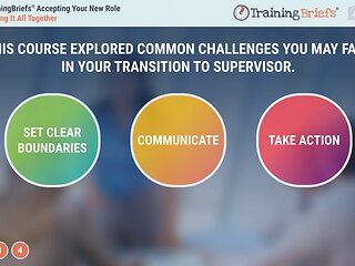 TrainingBriefs® Accepting Your New Role