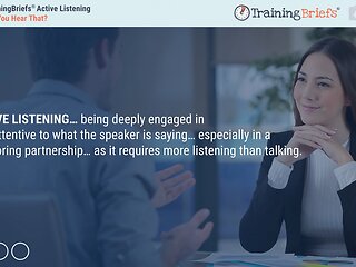 TrainingBriefs® Active Listening