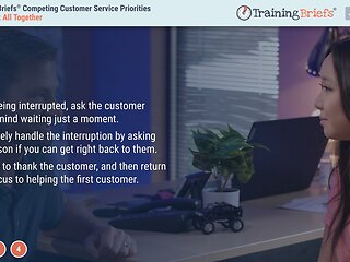 TrainingBriefs® Competing Customer Service Priorities