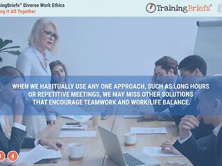 TrainingBriefs® Diverse Work Ethics
