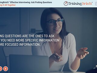 TrainingBriefs® Effective Interviewing: Ask Probing Questions