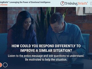 TrainingBriefs® Leveraging the Power of Emotional Intelligence