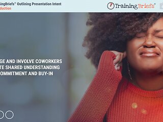 TrainingBriefs® Outlining Presentation Intent