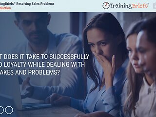TrainingBriefs® Resolving Sales Problems
