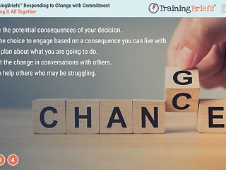 TrainingBriefs® Responding to Change with Commitment
