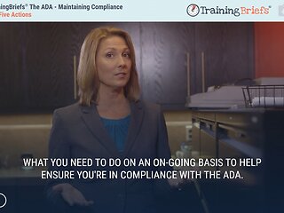 TrainingBriefs® The ADA - Maintaining Compliance
